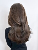 アイティー バイ アルバム 中野店(IT by ALBUM)&nbsp;オリーブベージュロングレイヤー_斜めバング_ba455321