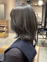 アンドレイ 表参道(andrey)&nbsp;[ANDREY]グレーベージュ/レイヤーロング/前髪パーマ黒髪カタログ