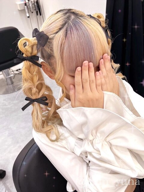 ハートツインテール【クランソア】ヘアセット/ヘアメ/心斎橋