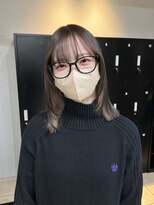 シーク 天神(SEEK)&nbsp;【SEEK 緒方 芽久】オリーブカラー 顔まわりカット