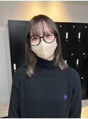 【SEEK 緒方 芽久】オリーブカラー 顔まわりカット