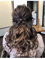 リピュア(Re:PURe)&nbsp;**結婚式ご参列ハーフアップ**