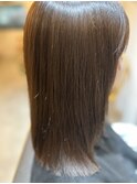 肩下ナチュラルストレートボブ