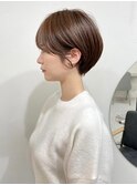 ショートヘア/ボブ/可愛い丸み/簡単スタイリング/20代30代