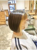 切りっぱなしボブ
