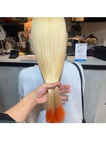 ペレ 栄店(PELE) デザインカラー/レイヤーカット/ウェットヘア/オリーブベージュ