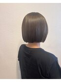 【seek吉祥寺】『オリーブベージュ』 × 『ぱっつんBOB』