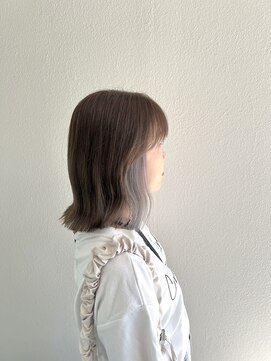 ゴットフロー(GOTTO FLOW) インナーカラー/シルバー/グレー/ホワイト/外ハネボブ