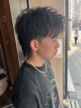 アヴァンス 天王寺店(AVANCE.) 【メンズ特化】束感×ウルフマッシュ