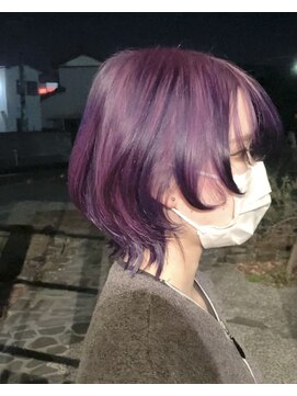 ルプラ ガーデン(le-pla garden) ウルフ#ラベンダー#パープル#ブリーチ#ダブルカラー#豊橋#豊川