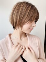 アース センター南店(HAIR&MAKE EARTH) 20代30代40代前下がり髪質改善ストレート小顔補正立体カット