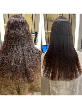 アロン(Allons Ginza) 【髪質改善】sins式シルク酸性ストレート