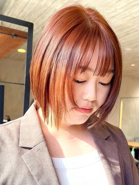 ボコカ(bococa) 暖色/ボブ/冬オレンジ