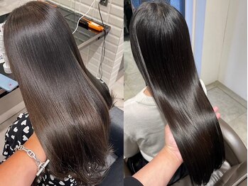 アヴァンス 泉大津店(AVANCE.)の写真/髪の骨格・土台をつくるためにおすすめの「髪質改善矯正」でダメージレスにナチュラルなストレートに♪