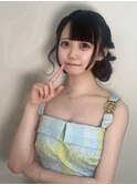 初夏のツインお団子