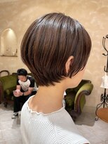 ★くびれ大人ショート/赤みなしベージュ丸みショート/銀座有楽町