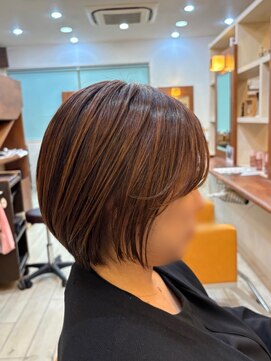 トップヘアー 大元店(TOP HAIR) 【jasmin】カット × グラボブ