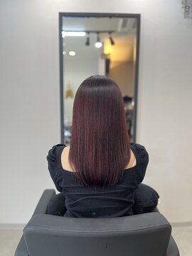 アルス(ALUZ) 髪質改善ストレート×ピンクバイオレット