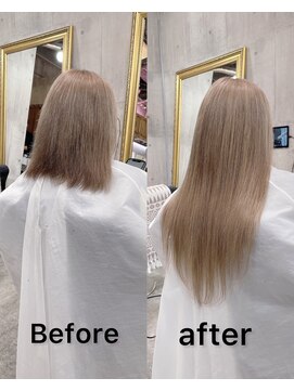 ミラク 町田(MIRAC) 【MIRAC町田店】シールエクステ70枚ビフォー&アフター