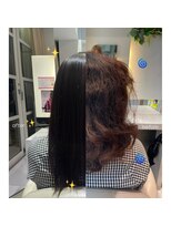 クラメールパリ 福岡(Kraemer Paris) プレミアムアシッドて艶髪へ