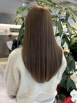 マルフェ 天王寺(marfe) 【marfe】透明感グレージュカラー＿ブリーチ＿ダブルカラー