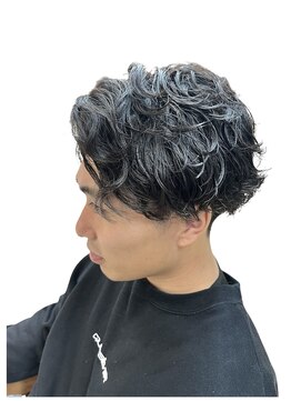 クオリス 上板橋店(QUALIS) 無造作◎刈り上げセンターパートスパイラルパーマ