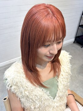 ディッセンバー 伊勢崎(December) オレンジ/ブリーチカラー/暖色カラー