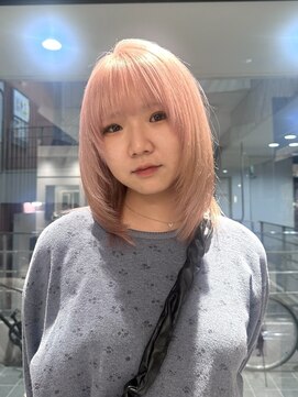 アース 高円寺店(HAIR & MAKE EARTH) ペールピンク〔@x__xrn03 〕