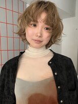 ペレ 原宿(PELE)&nbsp;ダークパープルナチュラルショート夏のヘアアレンジ原宿