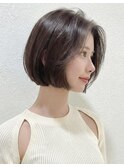 ボブ/切りっぱなしボブ/韓国ボブ