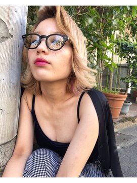 アクト 原宿(ACT) 韓国風へア 外国人風へア くびれへア ブロンドヘア