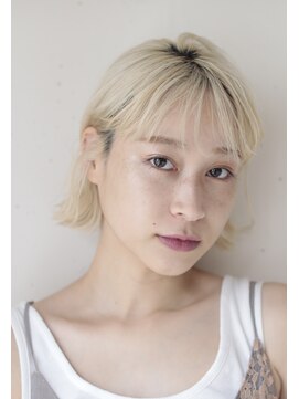 リガナッツ 十条店(Riganuts) [riganuts 十条店]ホワイティカラー×外はねボブ