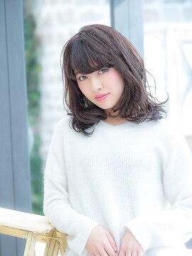 オーブ ヘアー ライブス 仙川店(AUBE HAIR RIVES) ☆ゆるウェーブのくびれミディ☆