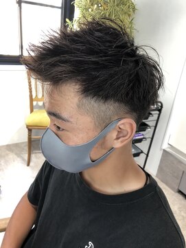 アルモ ヘア フア 東静岡(ALMO hair HUA) メンズツーブロジェットモヒカン