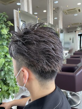 ブレスバイファースト 富谷店(Breath by first) グレーアッシュ＆ツーブロック