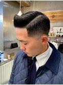 バーバー　ツーブロック/刈り上げ/アップバング/フェード
