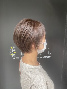リリ(Liri material care salon by JAPAN) 梅雨前のコンパクトなショートヘア