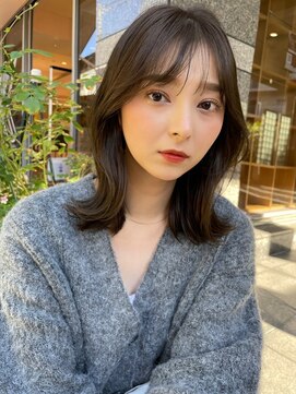 ロンド マーレ 天神大名店(Lond mare) イメチェン/チェリーブラウン/フェミニン/ダークアッシュ/束感