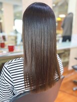 アークスヘアー&nbsp;20代30代40代ストレートアッシュベージュ髪質改善艶感カラー