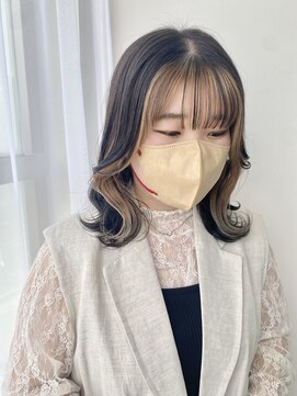 シェノン 武庫之荘(CHAINON) 斜めバング/シルキーベージュ/グレージュカラー