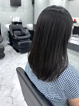 エンディアリング 東銀座(Endearing) 斜めバング/グレージュカラー/デザインカラー/眉毛/銀座/東銀座