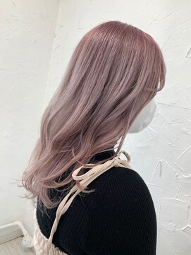 プライズ 表参道原宿店(prize) ホワイトピンクホワイトカラーダブルカラーブリーチ原宿表参道