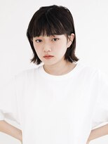 オンク 新宿(onk)&nbsp;黒髪/グレーベージュ/レイヤーロング/前髪パーマ[新宿駅]