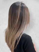 ディーバ 渋谷(D.I.E.V.A)&nbsp;20代30代40代艶髪ストレートバレイヤージュミルクティーベージュ