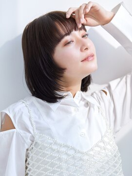 ラフィス ヘアー ホーム JR尼崎店(La fith hair Home) 【La fith】マチルダボブ×暗髪カラー×レイヤーカット