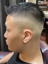 ヘアクリニックカルム 日暮里(Hair Clinic Calme)&nbsp;アップバングフェード<理容室>[日暮里/メンズ/床屋]