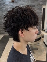 ヘアーアンドビューティーガーデン(HAIR AND BEAUTY GARDEN)&nbsp;シャドウパーマメンズ緩めパーマ韓国風メンズマッシュカット