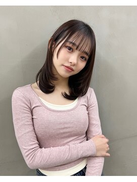 ガーデン 渋谷(GARDEN) 美髪イメチェンくびレイヤーミディアムワイドバングヘア