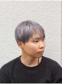 【色持ち◎】シルバーカラー×マッシュ