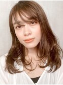 シルクレイヤーカット*髪質改善トリートメント*グレーベージュ